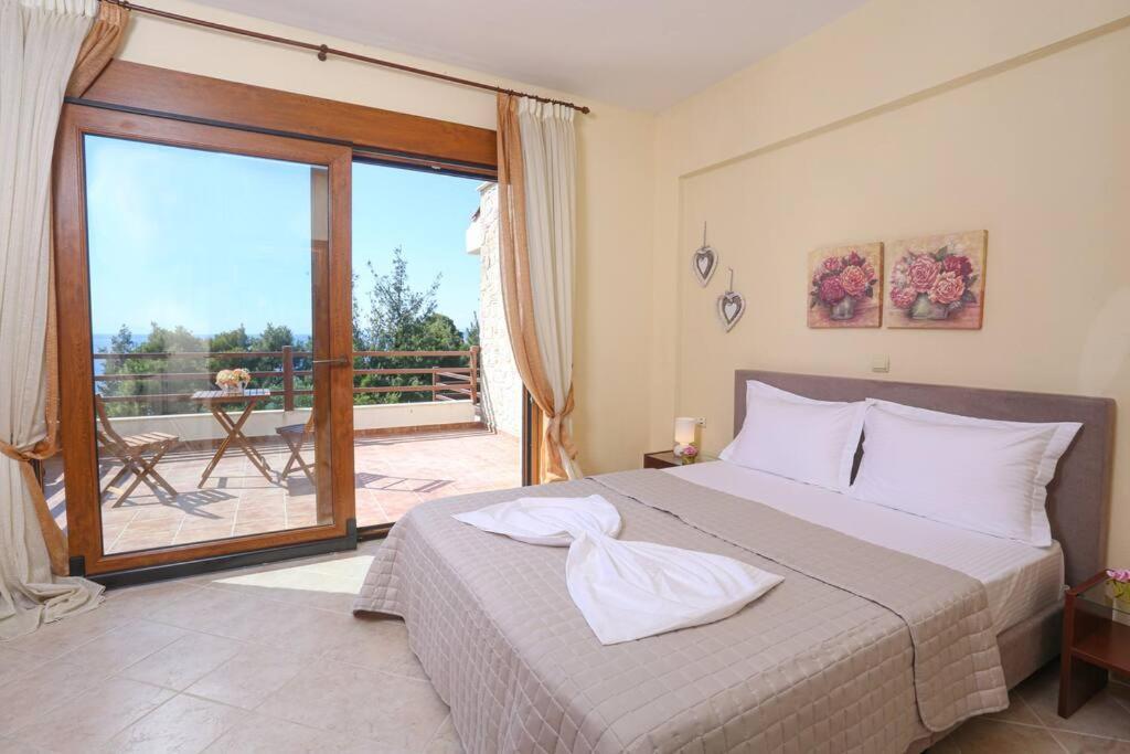 Beautiful View Villa In Possidi, Halkidiki Kalandra Dış mekan fotoğraf